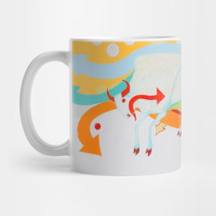 Buffalo running Mug